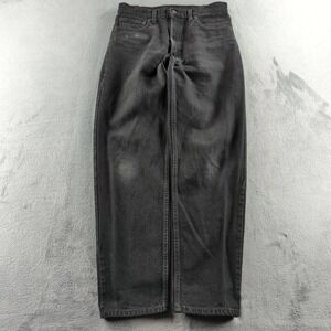 Vintage Levis 550 Jeans Mens 34x32 (Fits 32x32) Black Relaxed Wide Skater Canada